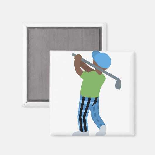 金髪の マグネット (正面/裏面)