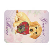 金髪ダシュントハートママ マグネット (横)