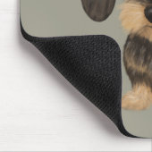 金髪ダシュント |かわいいマンガ犬のテクケル マウスパッド (コーナー)