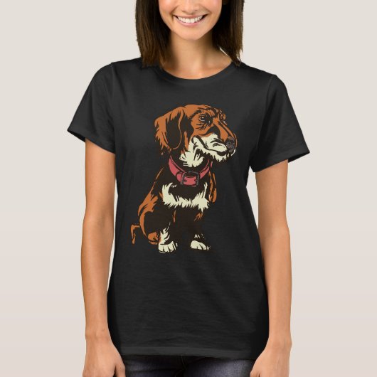 金髪ダシュント Tシャツ (正面)