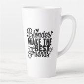 金髪パーソナライズされたで友達に最高のなる カフェラテマグ (右)