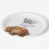 金髪ビズラ ペーパープレート (アングル)