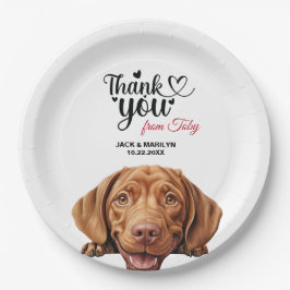 金髪ビズラ ペーパープレート