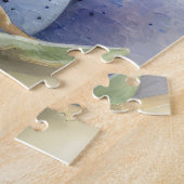 金髪ポインティンググリフォンイースターエッグホリデー ジグソーパズル (側面)