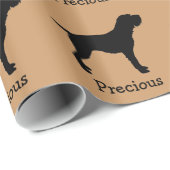 金髪ポインティンググリフォンカスタムラッピング紙 ラッピングペーパー (ロールコーナー)