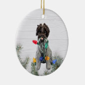 金髪ポインティンググリフォンセラミックオーナメント セラミックオーナメント (右)