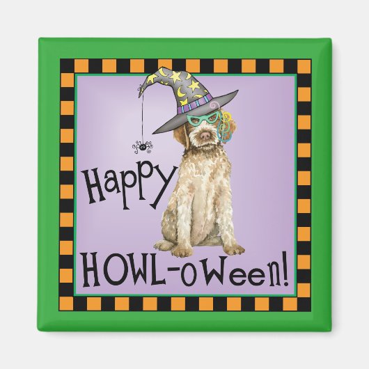 金髪ポインティンググリフォン魔女 マグネット (正面)