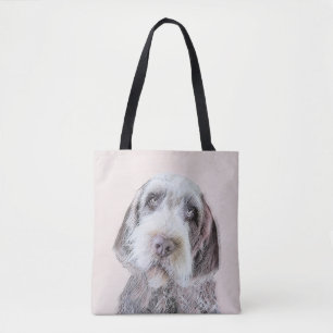 金髪ポインティング絵画グリフォン – Dog Art トートバッグ