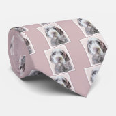 金髪ポインティング絵画グリフォン – Dog Art ネクタイ (ロール)