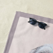 金髪ポインティング絵画グリフォン – Dog Art ビーチタオル (インサイチュ)