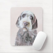 金髪ポインティング絵画グリフォン – Dog Art マウスパッド (マウス)