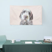 金髪ポインティング絵画グリフォン – Dog Art 横断幕 (トレードショー)