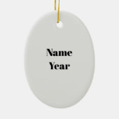 金髪女性EMS救急医療技術者オーナメント セラミックオーナメント (裏面)