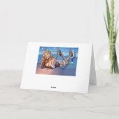 金髪、青い目の美しいのイラストレーション- Alリオ シーズンカード (裏面)