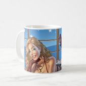 金髪、青い目の美しいのイラストレーション- Alリオ マグカップ (正面左)