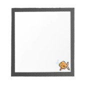 金魚お洒落 ノートパッド (正面)