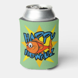 金魚が微笑む太陽ペルシアの新年ノウルーズ 缶クーラー