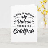 金魚でなければ金魚 カード (黄色い花)