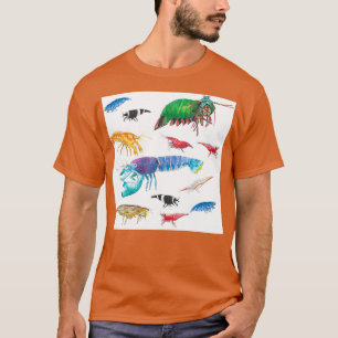 金魚とザリガニとロブスター Tシャツ