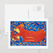 金魚と母と子 ポストカード (正面/裏面)