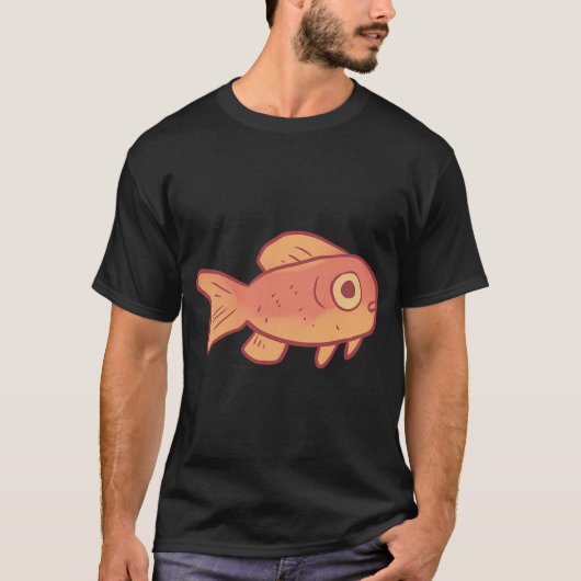 金魚のイラスト Tシャツ (正面)