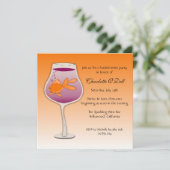 金魚のオレンジバチェロレッテ 招待状 (スタンド正面)