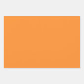 金魚のオレンジ色の斑点があるマゼンタレッドピンク ラッピングペーパーシート (正面3)