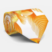 金魚のギフトとの白 ネクタイ (ロール)