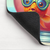 金魚のパーティーパンチボール マウスパッド (コーナー)