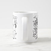 金魚のフェアグラウンド・ダーツのコンクールで優勝おもしろい ジャンボコーヒーマグカップ (裏面)