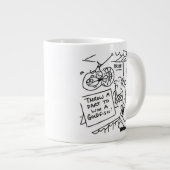 金魚のフェアグラウンド・ダーツのコンクールで優勝おもしろい ジャンボコーヒーマグカップ (正面右)