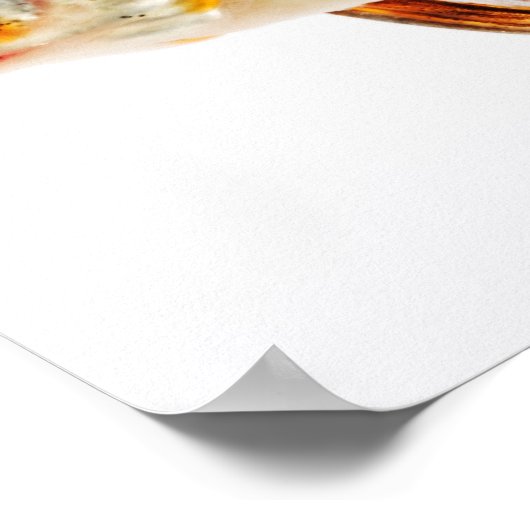 金魚のミジンコ ポスター (角)