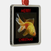 金魚のメリーなクリスマスオーナメント メタルオーナメント (右)