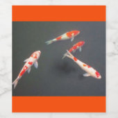 金魚のワインラベル ワインラベル (シングルラベル)