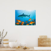 金魚の中のサメ ポスター (キッチン)
