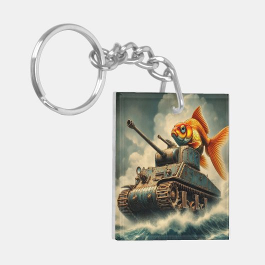 「金魚の冒険」キーチェーン キーホルダー (正面左)