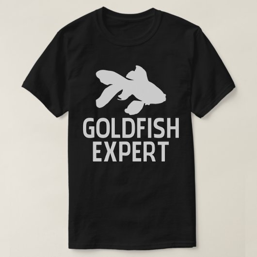 金魚の専門家 Tシャツ (デザイン正面)