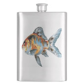 金魚の朱文金魚 フラスク (正面)