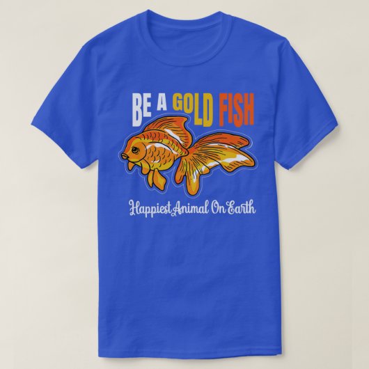 金魚の水族館で魚の鯉魚 Tシャツ (デザイン正面)