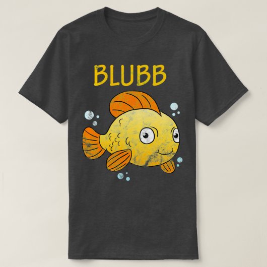 金魚の水族館の魚 Tシャツ (デザイン正面)