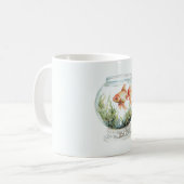 金魚の水槽 コーヒーマグカップ (正面左)