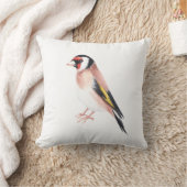 金魚の水色絵を描の鳥。 クッション (ブランケット)