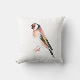 金魚の水色絵を描の鳥。 クッション