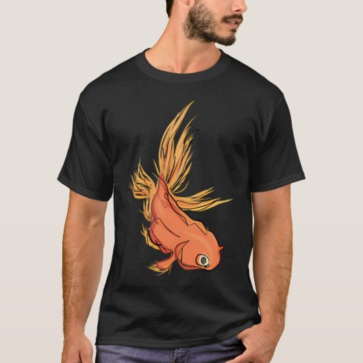金魚の男 Tシャツ (正面)