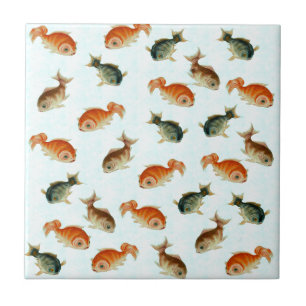 金魚の莢 タイル