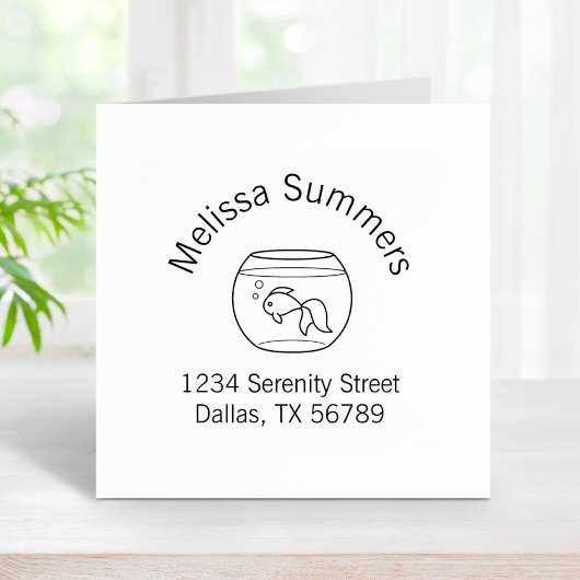 金魚の鉢のアーチの住所|過去記事 ラバースタンプ