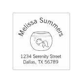 金魚の鉢のアーチの住所|過去記事 ラバースタンプ (インプリント)