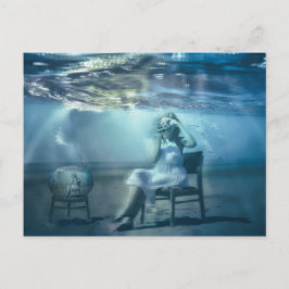 金魚の鉢の超現実美術の生活 ポストカード