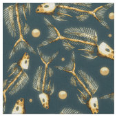 金魚の骨 ファブリック (クローズアップ)