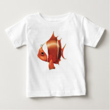 金魚のGuppieのTシャツ